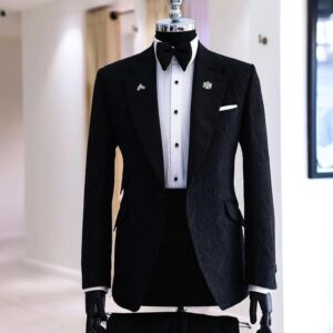 Midnight Regal Jacquard Tuxedo