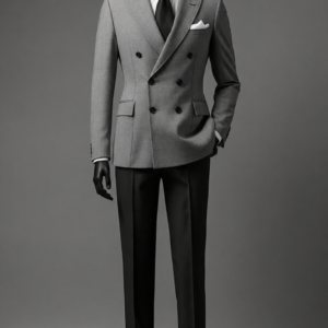 The Ashford Grey Double-Breasted Suit
