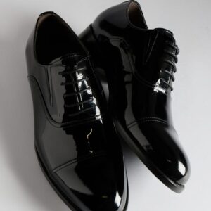 Noir Rouge Patent Red Sole Oxford