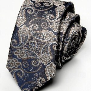 Midnight Paisley Silk Tie